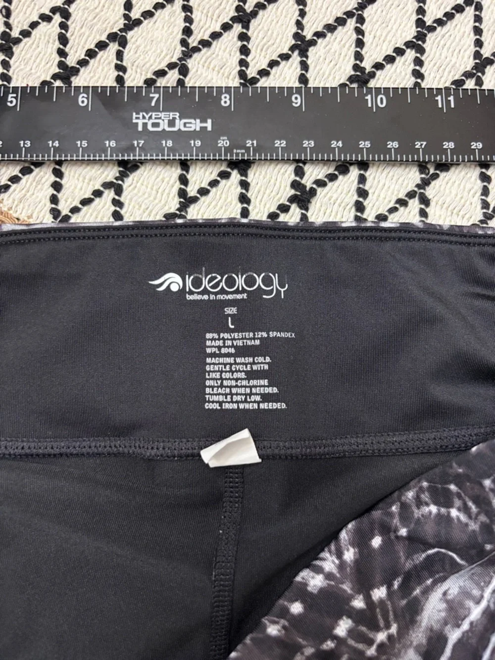 Ideology Black & White Geometric Circle Skater Skirt - Picture 2 of 8